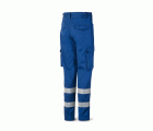 488PCRTOPAZ Pantalón azulina algodón con bandas reflectantes 245 g.